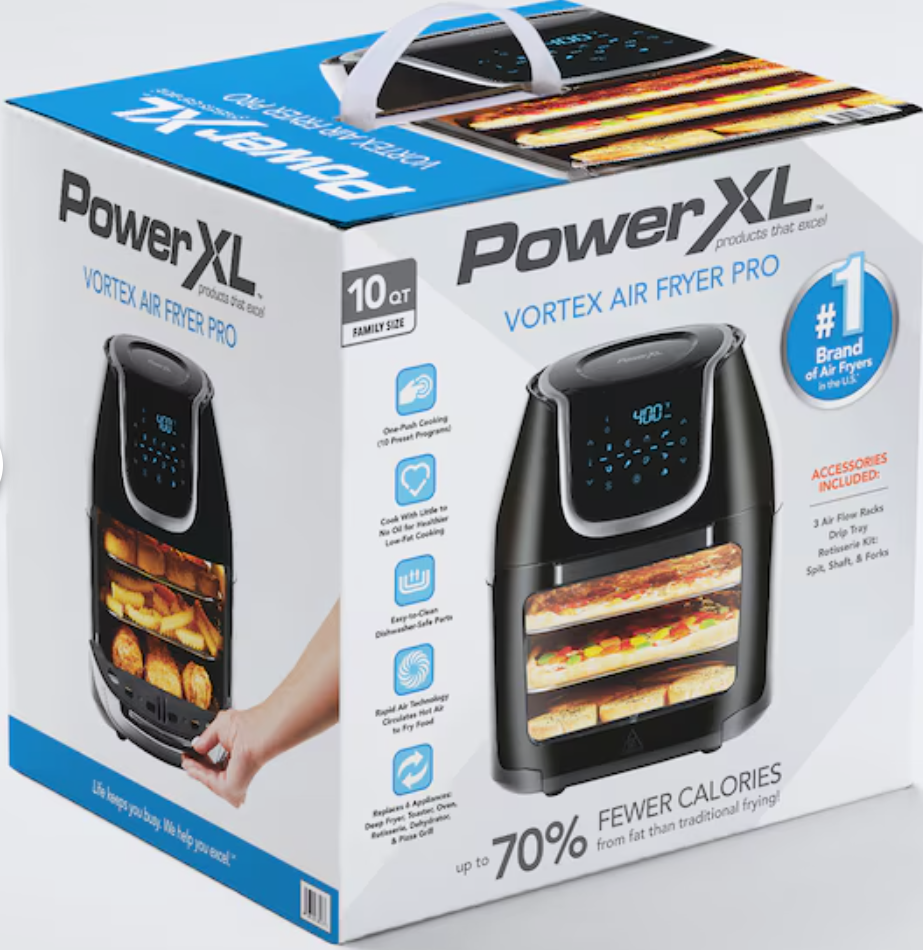 PowrXL AirFryer factory packaging